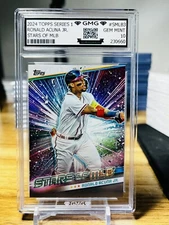 2024 Topps Series 1 Ronald Acuna Jr. Stars Of MLB GMG Graded 10 Gem Mint 💎