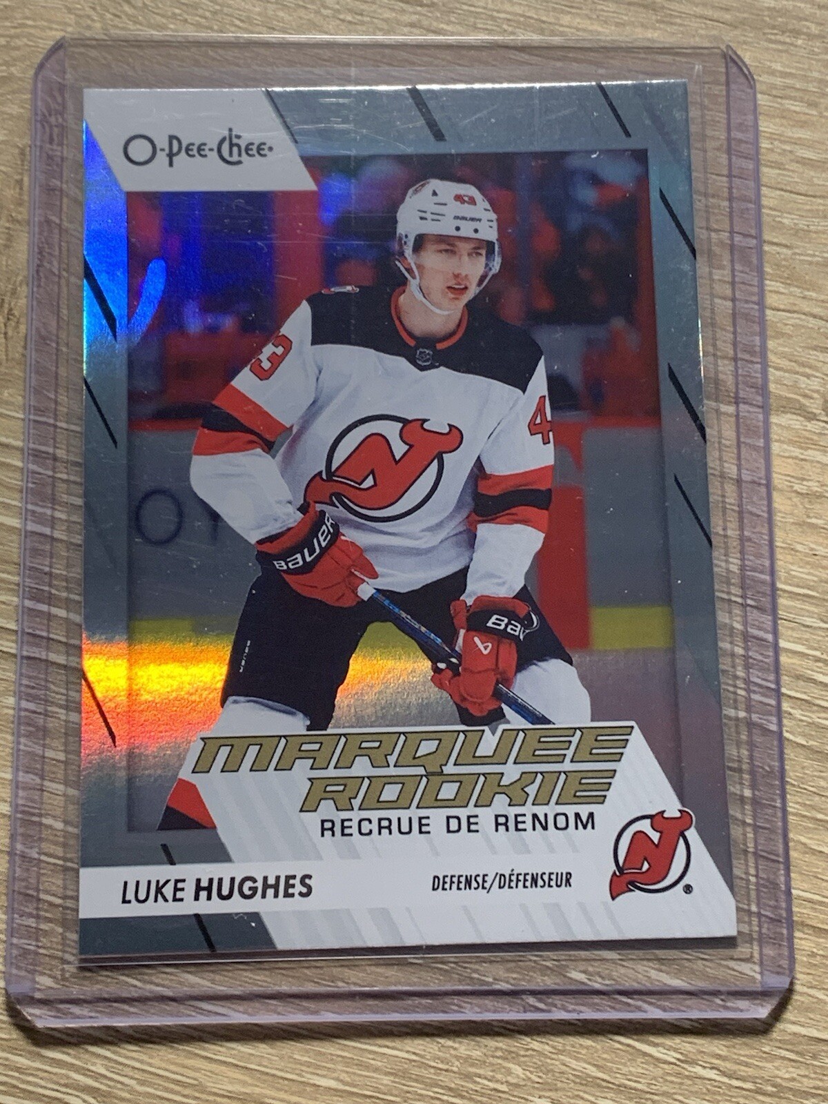 2023-24 O-Pee-Chee - Marquee Rookie Rainbow #572 Luke Hughes /350 (RC)