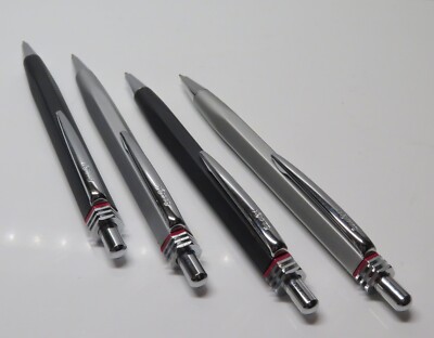 4 Stück ältere Modelle Rotring Bleistifte 0,5 mit Gebrauchspuren