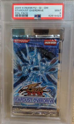 PSA 9 - Yu-Gi-Oh Cards - Stardust Overdrive - Unlimited - Booster Pack