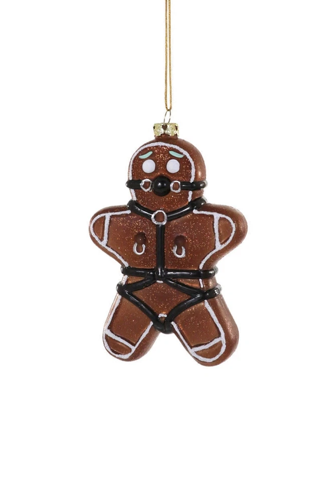 Cody Foster - Naughty Gingerbread Man Ornament - GO-9172