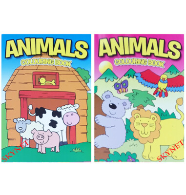KINDER TIERE Malbuch Bücher Dschungel Bauernhof ALTER 3+