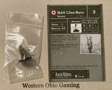 Axis & Allies Miniatures Base Set MAS 7.5mm Rifle #1/48 NEW A&A Minis