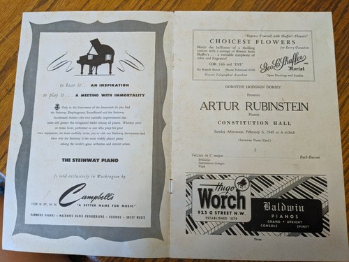 IU HOOSIERS MUSIC OPERA 1950'S PROGRAM THEATRE RARE VTG - 第 2/3 張圖片