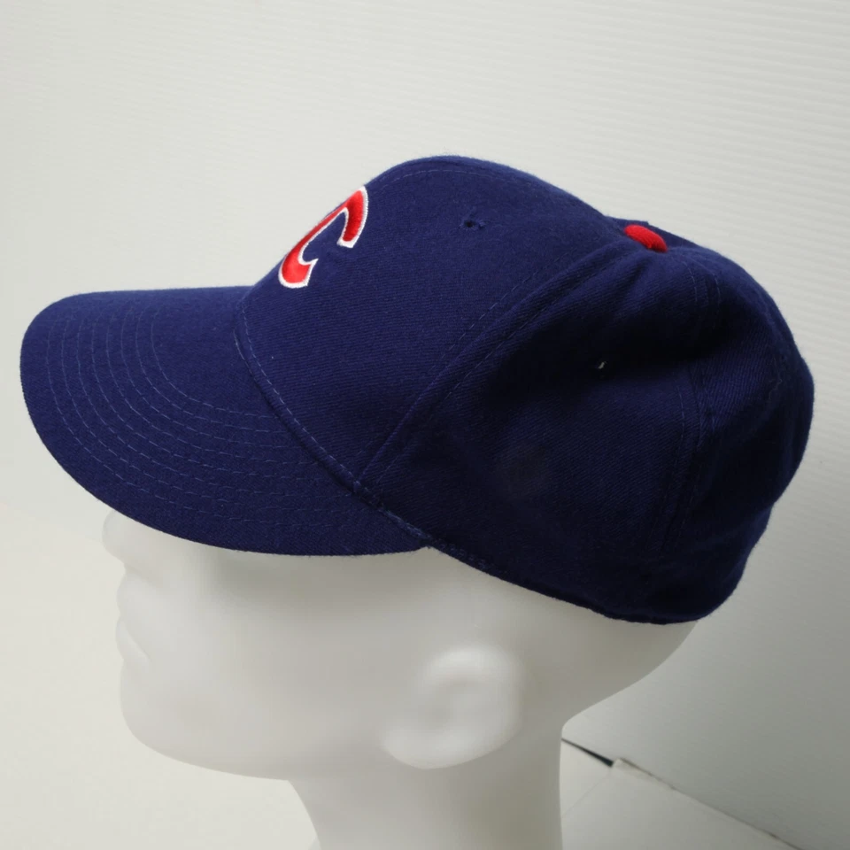 Vintage Chicago Cubs Hat Cap New Era Pro Model 7 1/8 Wool MLB Diamond Collection - Image 2 of 4