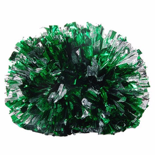 Pom Poms Cheerleader Rot – Metallic Pompoms Für Kostüme, Karneval, Partys