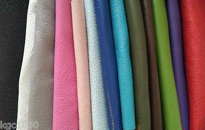 Weiche Lederfelle Lamm Nappa Häute schwarz rot blau rosa Handwerk ALLE SCHATTIERUNGEN 9 qm 