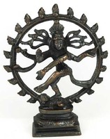 Shiva Dancing Statue Bronze Antiqued Construction Durable Large 6 X 4.75 Inches Shiva Dancing Statue Bronze Antiqued Construction Durable Large 6 X 4.75 Inches