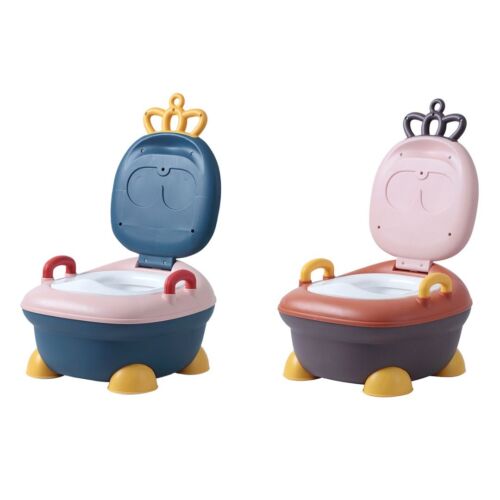 Siège d'entraînement bébé pot de toilette coussin souple roi et reine pot trône - Photo 1/18