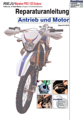 Reparaturanleitung RIS Rieju Marathon PRO 125 Enduro, Antrieb und Motor