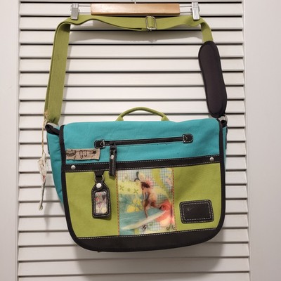 Sherpani Laptop Messenger Bag Surfer Girl by Cathy Nichols NWT