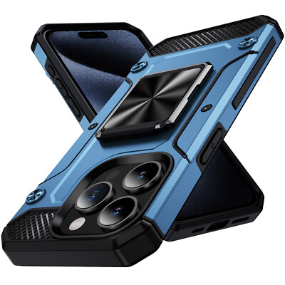 For iPhone 16 15 Pro Max 14 Plus 13 12 11 Phone Case Heavy Duty Shockproof Cover