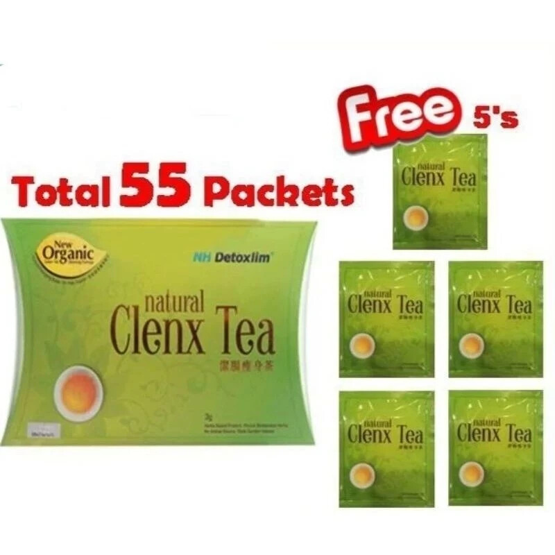 4 Paquets De Thé Vert NH Clenx - Détox Minceur, Perte De Poids, Nettoyage Du Corps