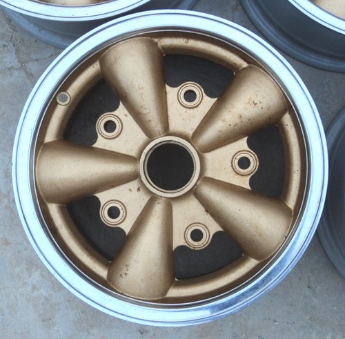 EMPI Felgen 5-Spoke 5,5 x 15, LK 5 x 205, VW Käfer Bus T1, NOS, 4 Stück - Bild 6 von 10