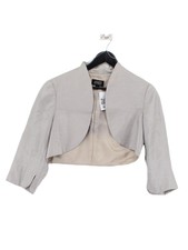 Adrianna Papell Women's Blazer Uk 10 Grey Rayon