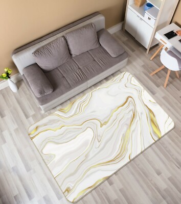 3D White Texture ZHUA3756 Game Non Slip Rug Mat Photo Carpet Zoe