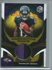 Marquise Brown 2019 Panini Elements Game Used Jersey Patch #21/99