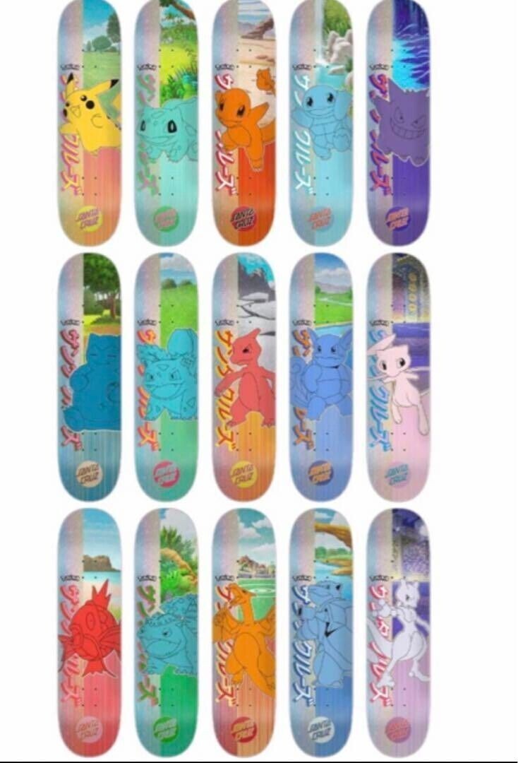 SantaCruz× pokemon ゴールドカラーの限定スケートボード Santa Cruz X Pokémon – Boards On Nord