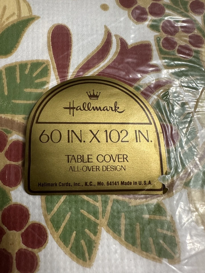 VTG Hallmark & Artfaire Table Covers Disposable Floral Polka Dot Lot of 2 Party - Image 2 of 4