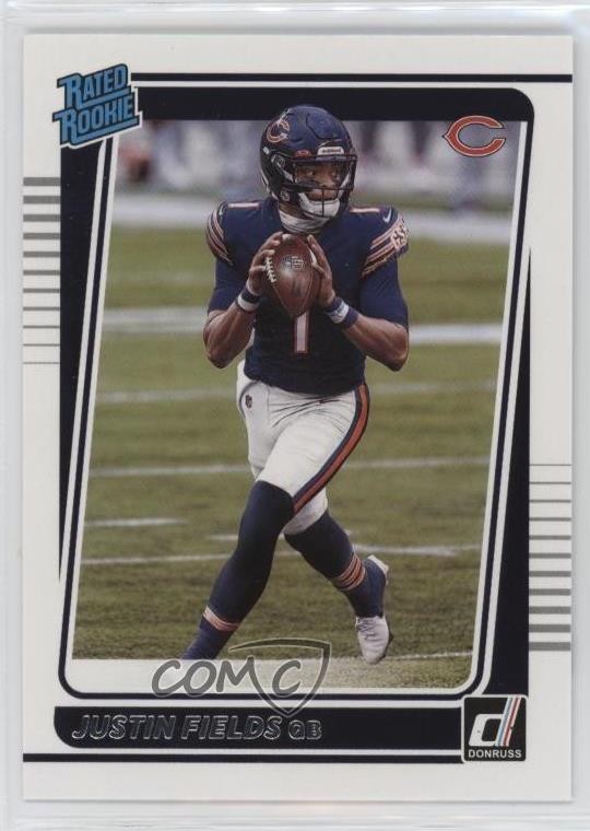 2021 Panini Donruss Rated Rookie Justin Fields #253 05is