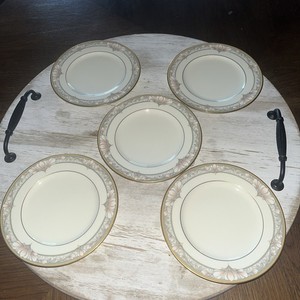 Lot Of 5 - Bone China Noritake Barrymore Bread and Butter Plate 6 1/2" Beautiful