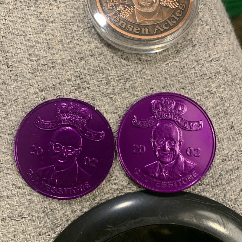 2002 Mardi Gras Krewe Thoth Cookin Doubloon Cj Tessitore New Orleans 12 & 15ga