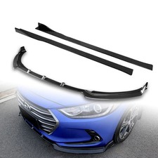 9-Piece Front Bumper Lip Side Skirt Extensions Diffuser