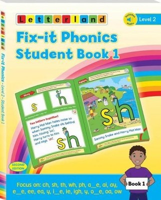 Fix-it Phonics - Level 2 - Student Book 1 (2nd Edition) by Lisa Holt Paperback B