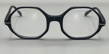 Vintage 80's Italian Women's Eyeglasses Eyewear Originals Oversized Hexagon