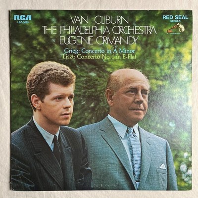 VAN CLIBURN Concerto In A Minor/No 1 In E-Flat 1979 Vinyl LP RCA LSC-3065 - VG+