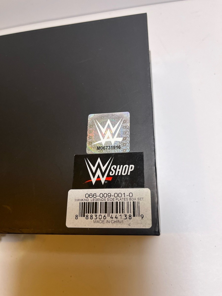 Official WWE Shop Mankind Side Plates For Replica Championship