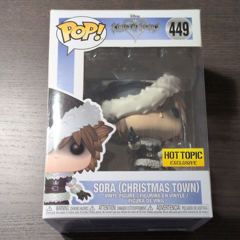 Funko Pop! Kingdom Hearts Sora (Christmas Town) #449 Vinyl Figure Hot Topic