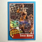 TOBIAS HARRIS ROOKIE AUTO SENSATION 2011-12 FLEER RETRO #62 DETROIT PISTONS