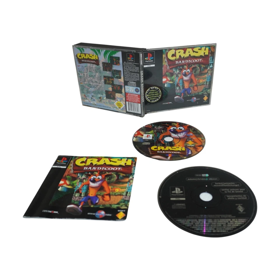 PS1 Crash Bandicoot 1 Jump'n'run PSone Sony PlayStation 1