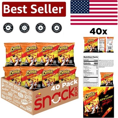 Gluten-Free Flamin' Hot Cheese Snacks - 40 Count, Perfect for Parties