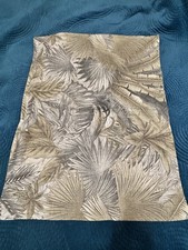 Tommy Bahama Pillow Sham Blue Tan Gray Palm Fronds Standard Sz