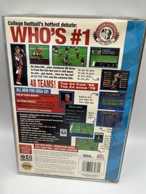 Bill Walsh College Football (Sega CD, 1993) DISC ONLY With Case