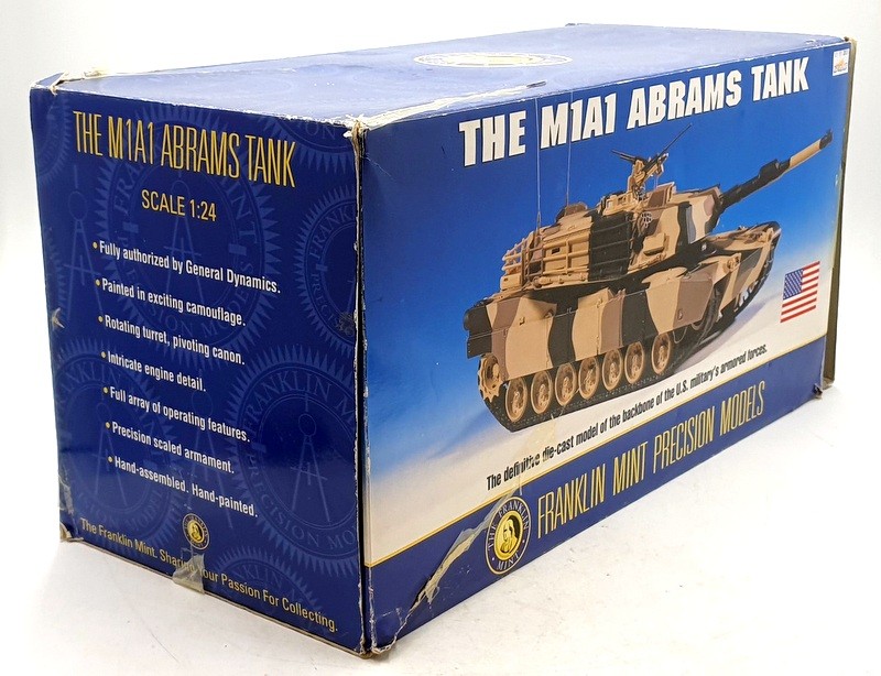 Franklin Mint 1/24 Scale Diecast B11B815 - The M1A1 Abrams tank | eBay
