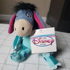 Rare 90s Disney Store Eeyore in Dinosaur Costume Halloween Pooh Mini Plush 9"