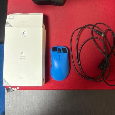 Vaxee E1 NB Wireless Gaming Mouse Blue Used Tested