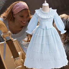 Disfraz de princesa para niños con disfraces de La Sirenita vestido para niñas #