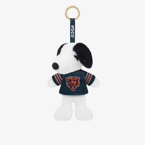 Chicago Bears NFL Team Jersey Snoopy Bag Charm Keychain  6" Plush