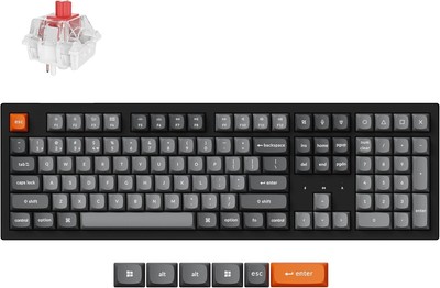 Keychron K10 MAX Programmable Wireless Mechanical Keyboard for Smartphone and PC