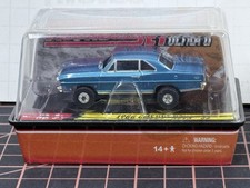Rare 16 R18 Auto World Blue 1966 Chevy Nova SS Thunderjet HO Slot Car Run on AFX