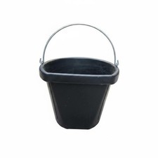Rubber Pail D-Shaped Rubber Pail Black for Agriculture