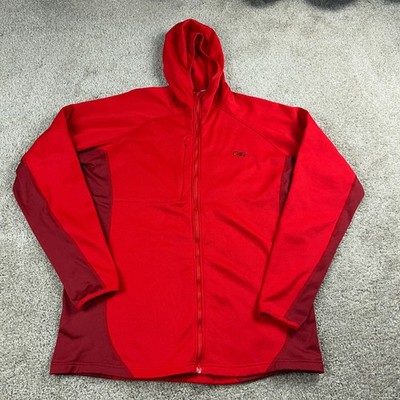 Outdoor Research Jacket Mens Extra Large Red Radiant Hybrid