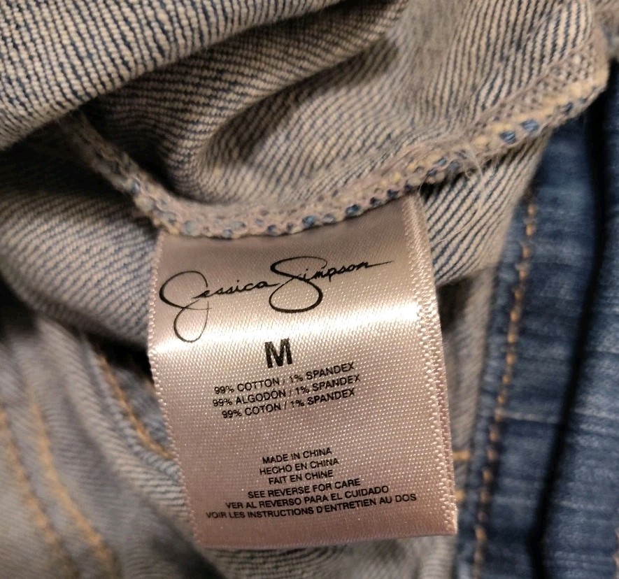 Jessica Simpson Pixie Style Denim Jacket Women's … - image 18