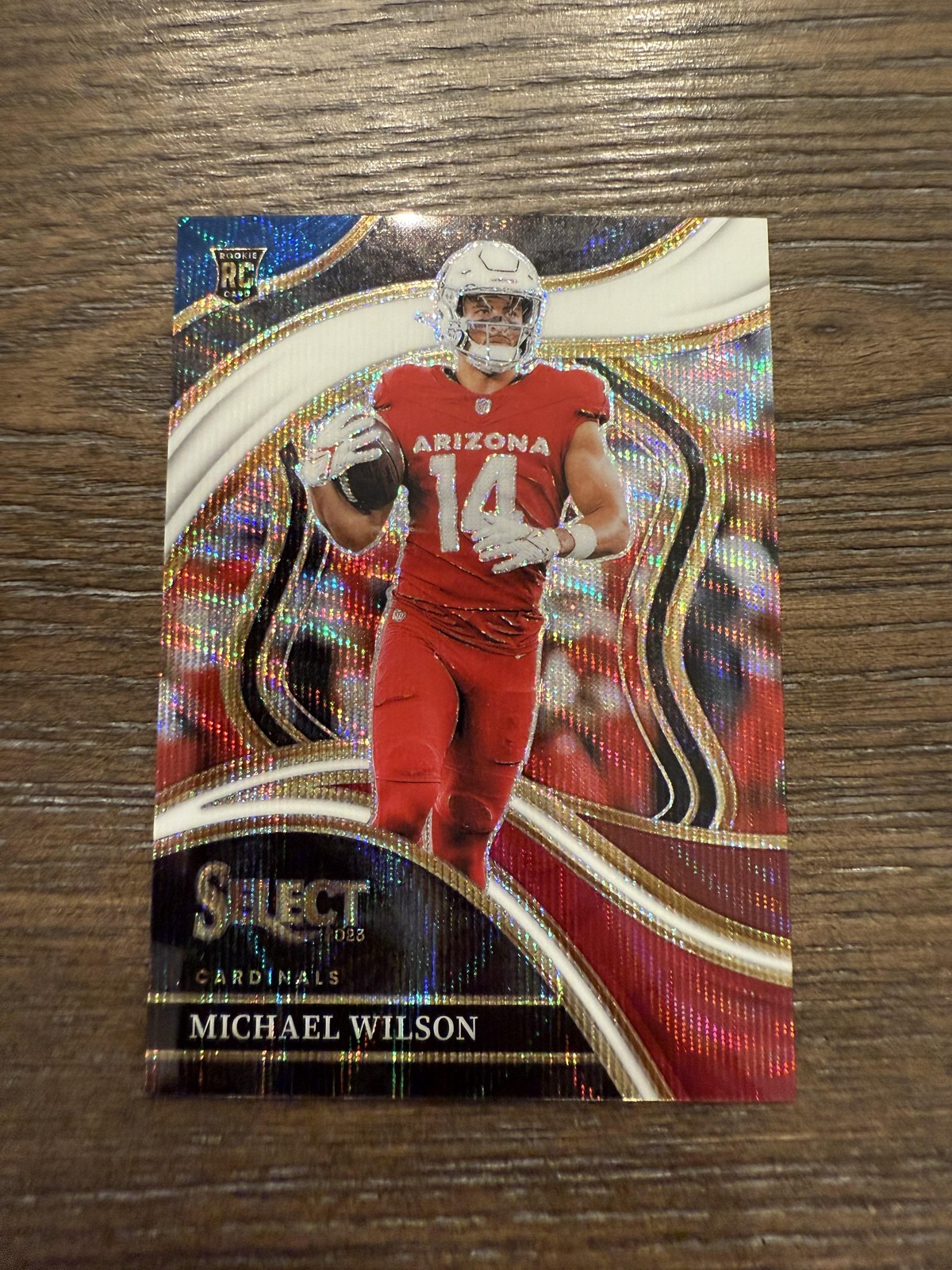 2023 Panini Select #234 Michael Wilson Tri-Color Prizms #/149