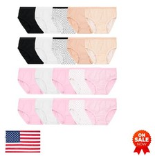 Girls Cotton Brief Underwear Multipack 20 Pair Pack Tag Free Eversoft