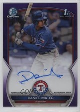 2023 Bowman Chrome Prospect Purple Refractor /250 Daniel Mateo #CPA-DMO Auto 8az